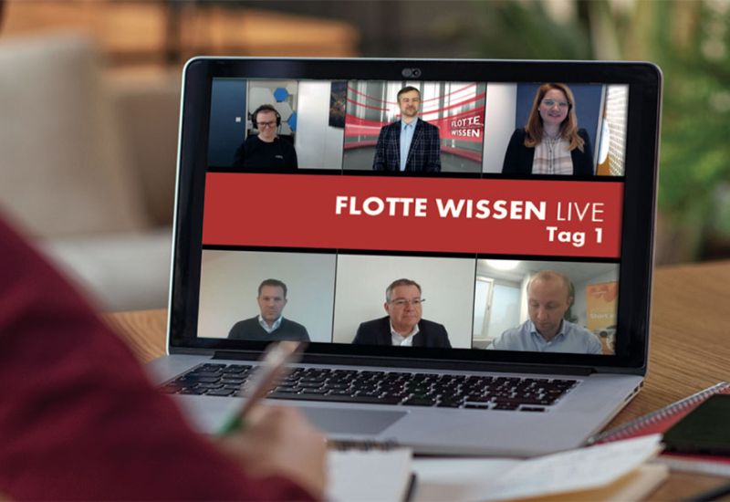  FLOTTE WISSEN Live-Webinar: Fuhrparkmanagement, E-Mobilität, Fahrzeugverwertung uvm.