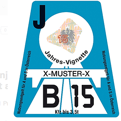  Neue Vignette ab 01. Dezember