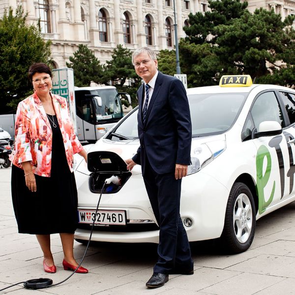  Elektro-Taxi-Offensive in Wien