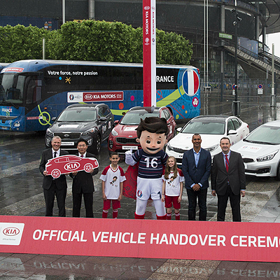  Euro 2016: Kia übergibt Fahrzeugflotte 