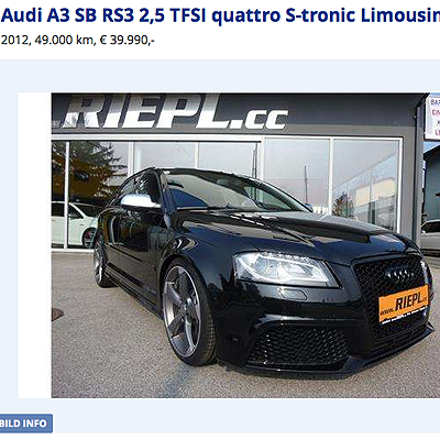  I hob’ an Audi für di