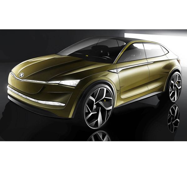  Skoda enthüllt E-Konzept-Auto