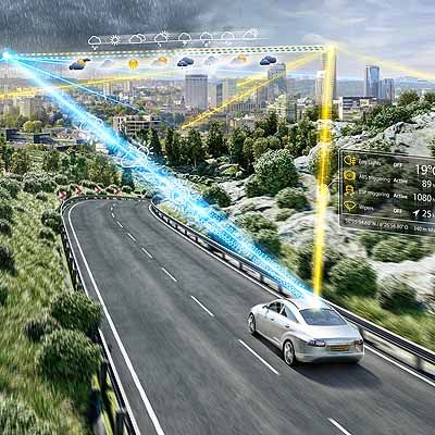  Echtzeit-Wetterdienst im Auto