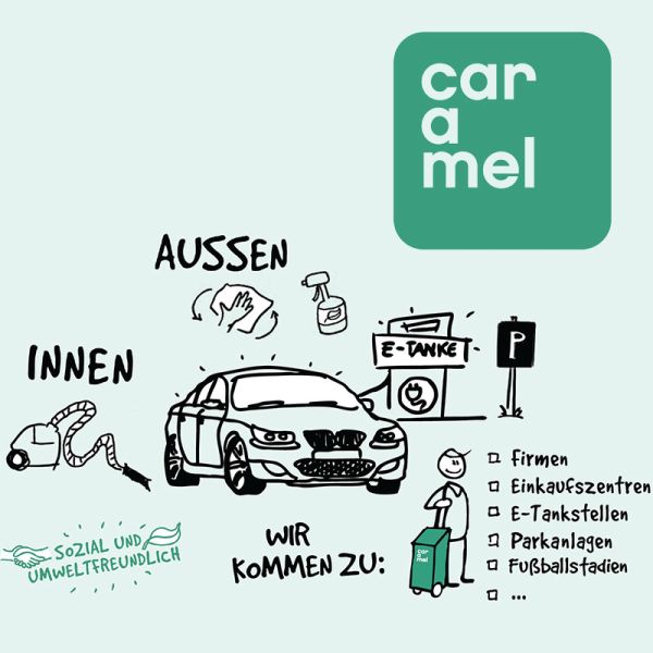  CARamel: Die erste mobile, soziale und umweltfreundliche Autoreinigung
