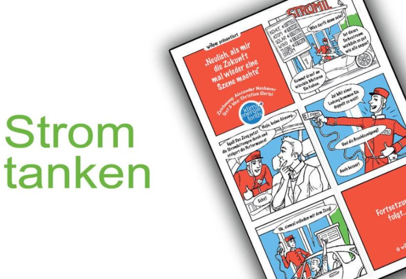  Cartoon: Strom tanken