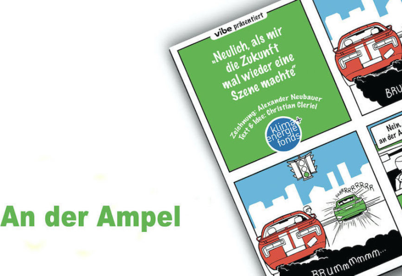 Cartoon: An der Ampel