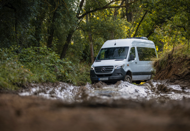  Mercedes Sprinter 4x4: Gelände am Ende