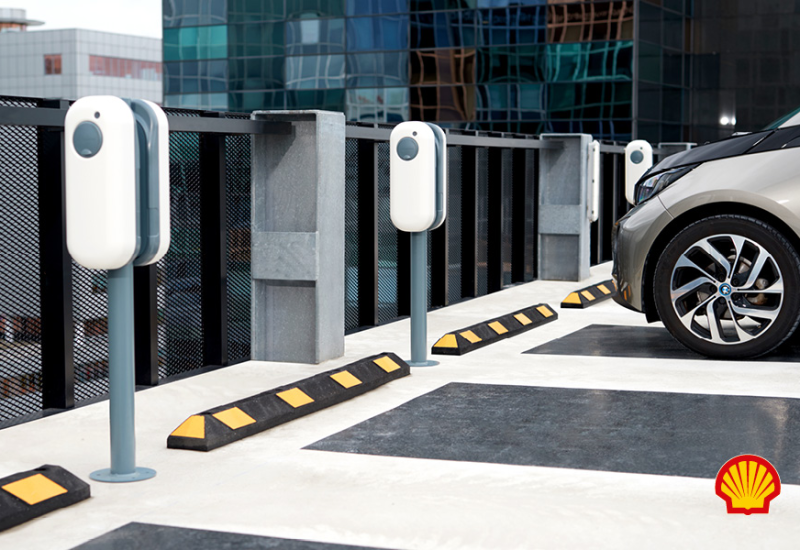 E-Firmenwagen zuhause laden mit Shell Homecharging Lösungen